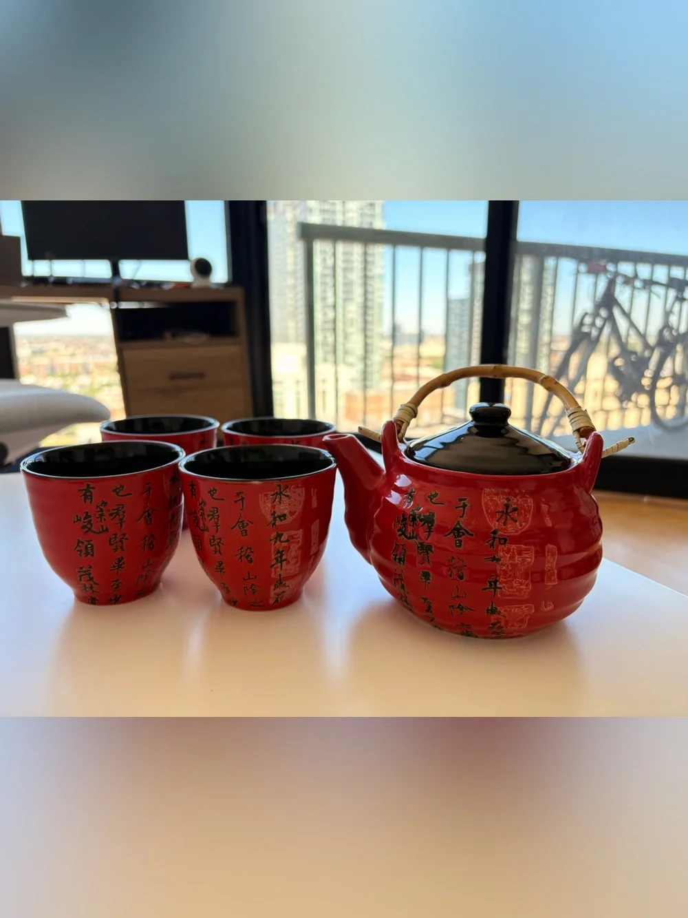 Brand new Japanese tea set